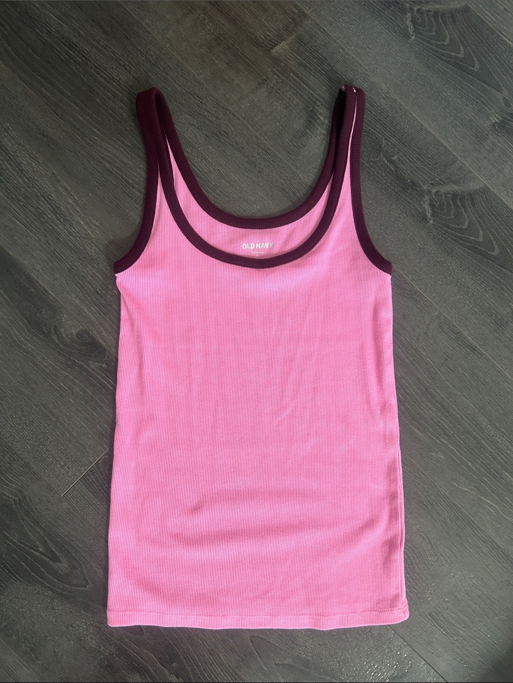 First-Layer Ribbed Scoop-Neck Tank Top | Old Navy